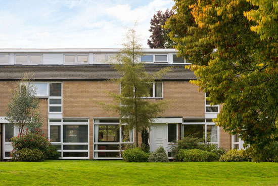 On the market: 1960s Eric Lyons-designed Span House in Byfleet, near Weybridge, Surrey