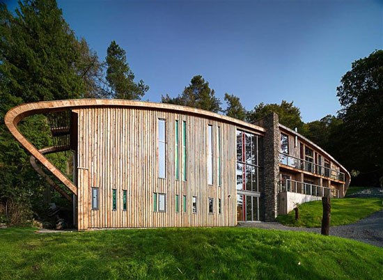 Dome House contemporary modernist property in Bowness-on-Windermere, Cumbria