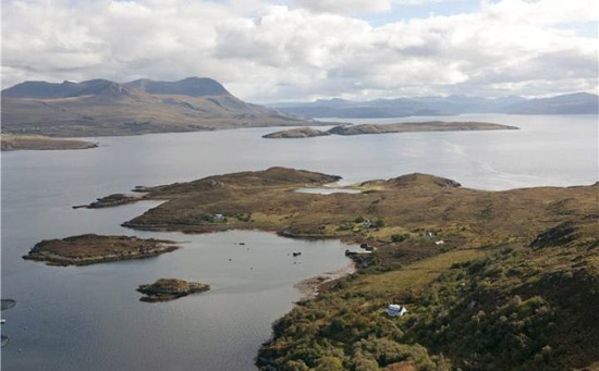 Tanera Mor Wicker Man island in the Inner Hebrides, Scotland