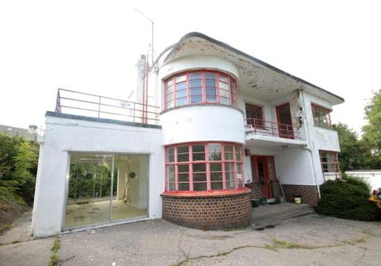 Shangri La grade II-listed art deco property in Pontllanfraith, Caerphilly, South Wales