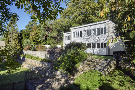 1950s Arthur Jackson Hepworth modern house in Wick Hollow, Glastonbury, Somerset