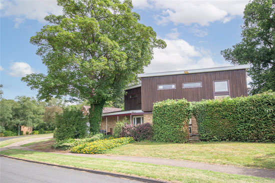 1960s modern house in Welwyn Garden City, Hertfordshire