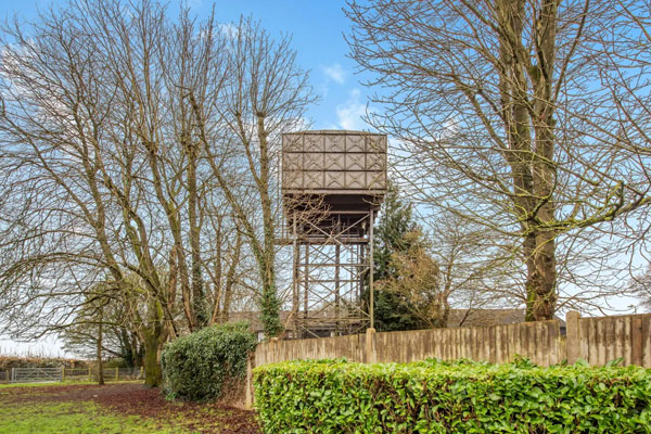 Water tower at auction in Newbury, Berkshire