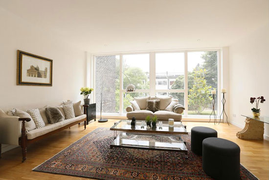 1970s modernist townhouse in Wimbledon, London SW19