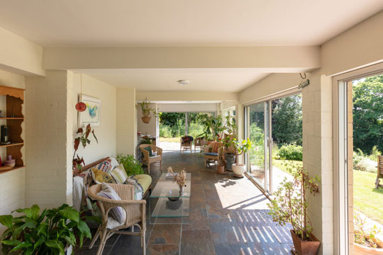 1960s midcentury modern house in St Weonards, Herefordshire