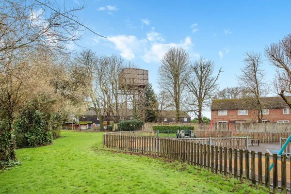 Water tower at auction in Newbury, Berkshire