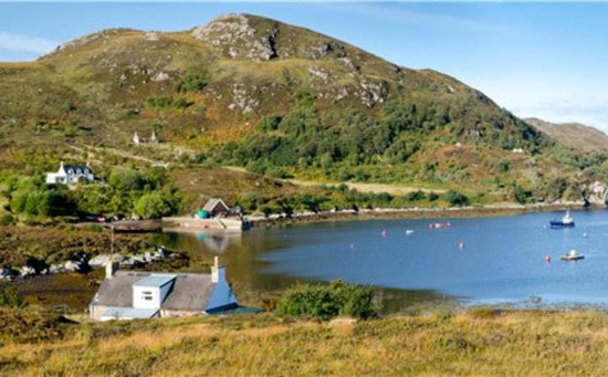 Tanera Mor Wicker Man island in the Inner Hebrides, Scotland
