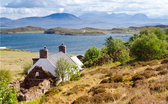 Tanera Mor Wicker Man island in the Inner Hebrides, Scotland