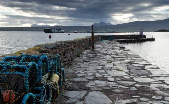 Tanera Mor Wicker Man island in the Inner Hebrides, Scotland
