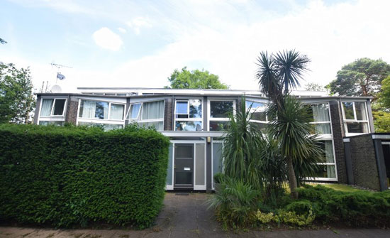 In need of renovation: 1960s Span House on the Templemere Estate, Weybridge, Surrey