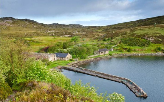 Tanera Mor Wicker Man island in the Inner Hebrides, Scotland