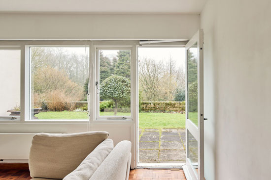 1950s Arthur Jackson Hepworth modern house in Wick Hollow, Glastonbury, Somerset