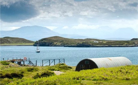 Tanera Mor Wicker Man island in the Inner Hebrides, Scotland