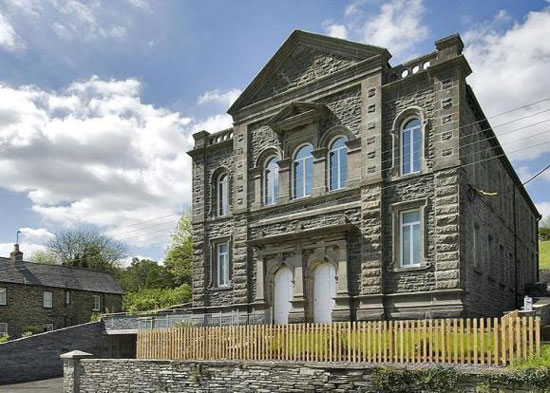 On the market: Eight-bedroom Moriah Chapel in Dolwyddelan, Gwynedd, North Wales