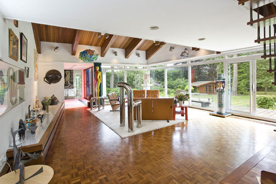 1970s Bleep four-bedroom modernist house in Wentworth Estate, Surrey