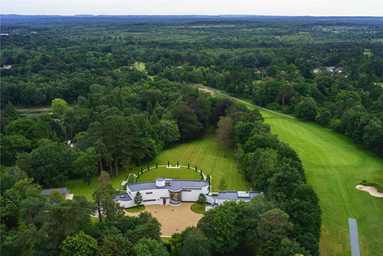 Oliver Hill’s Cherry Hill art deco house on the Wentworth Estate, Surrey