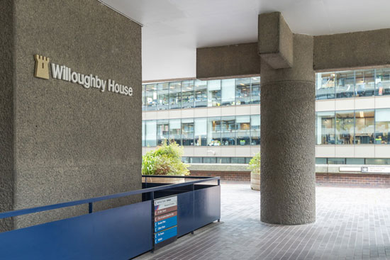 Willoughby House apartment on the Barbican Estate, London EC2