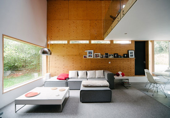 Hans Klaentschi and Paula Klaentschi-designed Long Barn property in Berwick St. James, Wiltshire