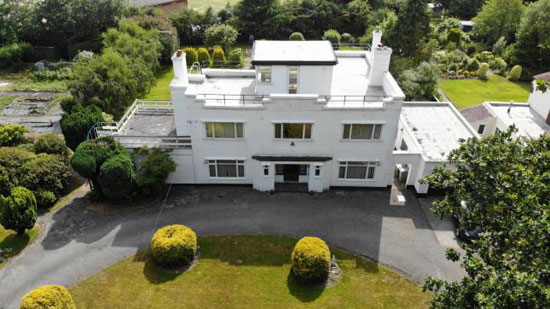 1930s art deco property in Caldy, Wirral, Merseyside