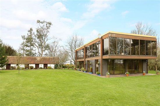 1970s modernism: Dominic Michaelis-designed property in Wotton Underwood, near Aylesbury, Buckinghamshire