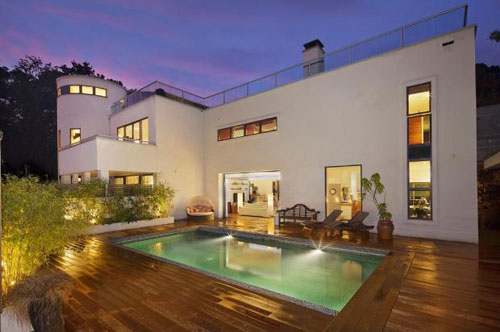 wood2 Modernist-style five-bedroom house in Woodbridge, Suffolk