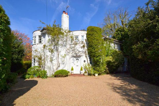Four-bedroom 1930s art deco property in Laleham, Surrey