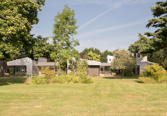 On the market: Remodelled 1960s modernist Wrap House in Godalming, Surrey